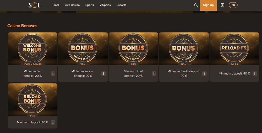 sol casino bonus hindi